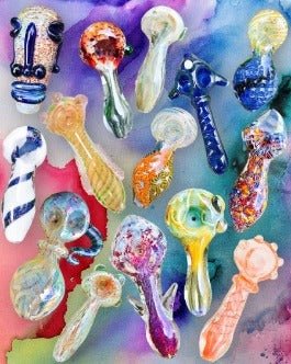 AMERICAN MADE Wholesale Glass Pipes Package  <br> LUXURY EDITION  <br> Up to $50 MSRP Value Each