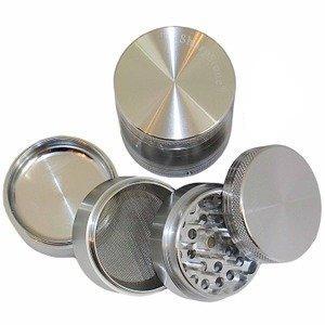 Premium LARGE 4-Part Wholesale Steel Grinders (1-100 Units) - Luxe Products USA